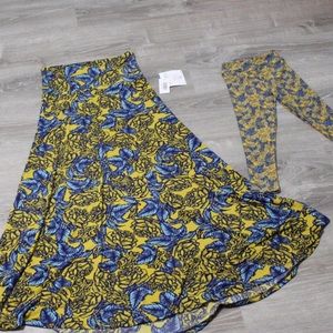 Mommy and me Rose pattern LulaRoe Set